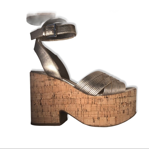 SIGERSON MORRISON Becca Cork Wedge Platform - Picture 7 of 9